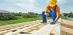 Edge Pro Safety for builder on roof